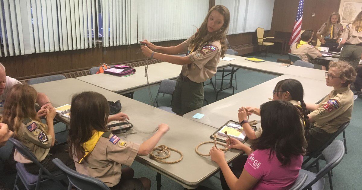Charlotte Beatson eagle scout